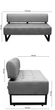 Диван Office зі спинкою 155×65×75 см екошкіра Midnight Black - зображення 5