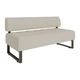 Диван Office зі спинкою 155×65×75 см Soft Ivory - изображение 1