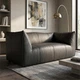 Диван Lotos 172×87×82 см екошкіра Deep Black - изображение 1