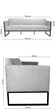Диван Amigo Soft Ivory 200×70×76 см - зображення 4