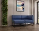 Модульний диван Lounge 154×77×83 см екошкіра Soft Navy - изображение 1