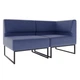 Модульний диван Lounge 154×77×83 см екошкіра Soft Navy - изображение 2