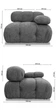 Модульний диван Bradley 270×150×70 см Cappuccino - изображение 6