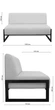 Диван Quadro Soft Taupe 160×78×85 см (металевий каркас) - изображение 5