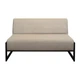 Диван Quadro Soft Taupe 160×78×85 см (металевий каркас) - изображение 2