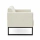 Диван Amigo 120×70×76 см екошкіра Soft White - зображення 3
