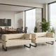 Диван Office 155×65×75 см екошкіра Cream Beige - изображение 4