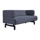Диван Gianni Deep Graphite 152×85×74 см - изображение 1