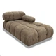 Модульний диван Bradley 150×90×70 см Coffee Brown (спинка + підлокітник) - изображение 5