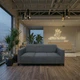 Диван Kansas Deep Graphite 210×75×88 см (металевий каркас) - зображення 5