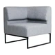 Модульний диван Lounge кутовий 77×77×83 см Light Grey - изображение 1
