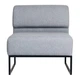 Модульний диван Lounge 77×77×83 см Light Grey - изображение 2