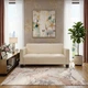 Диван Kansas 210×75×88 см екошкіра Light Beige - зображення 1
