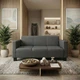 Диван Kansas 210×75×88 см екошкіра Stone Grey - зображення 5