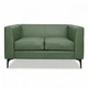 Диван Morgan 145×77×70 см екошкіра Olive Green - зображення 1