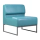 Модульний диван Lounge 77×77×83 см екошкіра Ocean Blue - зображення 1
