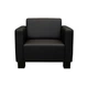 Диван Kansas 90×75×88 см екошкіра Soft Black - изображение 3