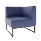 Модульний диван Lounge кутовий 77×77×83 см екошкіра Deep Navy - изображение 1