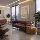 Диван Office 155×65×75 см екошкіра Soft Brown - зображення 5