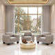 Диван Bruno 100×83×77 см екошкіра Greige - зображення 6