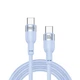 Кабель Brevia Type-C to Type-C 60W 1,2м, синій box (52120UCCC1) 52120UCCC1 - зображення 1