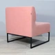 Модульний диван Lounge 77×77×83 см Soft Pink - зображення 4