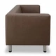 Диван Morgan 145×77×70 см екошкіра Coffee Brown - зображення 3
