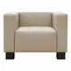 Диван Space 90×76×76 см екошкіра Cream Beige - зображення 2