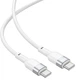 Кабель Brevia Type-C to Type-C 60W 1,2м, білий box (52120WCCC1) 52120WCCC1 - зображення 3
