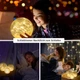 LED декоративные стеклянные пули Zodight с подсветкой, набор 3 шт, теплый свет - изображение 5