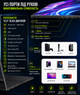 Монитор портативный ультратонкий UPERFECT13.3'' 4K Дополнительный монитор для работы Портативный экран переносной - изображение 2