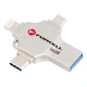 Флешка 16GB USB 3.2 Gen 1 Forcell F-Data Metal Quad Silver (5903396391767) - зображення 3