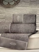 Набір рушників Tivolyo Home Anchor k.gri махра 50x100, 75x150 - зображення 2