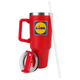 Изотермическая кружка LIDL с ручкой, крышкой и трубочкой 1,2 л HG12790C Red - изображение 1
