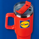 Изотермическая кружка LIDL с ручкой, крышкой и трубочкой 1,2 л HG12790C Red - изображение 4