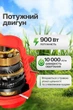 Аккумуляторный триммер для травы 24V с колесами, 3 насадками и телескопической ручкой - изображение 9