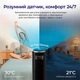 Башенный вентилятор Levoit LTF-F422, 26 Вт, 5 скоростей, тихий режим, пульт управления, таймер до 12 часов, LED-дисплей, безлопастная конструкция, черный - изображение 6