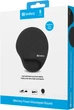 Podkładka pod mysz Sandberg Memory Foam Mousepad Round Czarna (5705730520372) - obraz 3