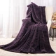 Плед-Покривало Шарпей Home Textiles Aubergine 200х230 см Баклажановий - зображення 1