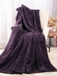 Плед-Покривало Шарпей Home Textiles Aubergine 200х230 см Баклажановий - зображення 6