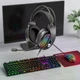 Ігровий комплект Gaming Combo 4-in-1 T-Wolf TF-400 чорний • Геймерський набір клавіатура, миша, навушники та килимок для ПК 57964 - зображення 5