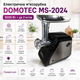 Електрична м’ясорубка DOMOTEC MS-2024 3000 Вт для м’яса та овочів із тертками, шатківницею і насадкою для томатів - зображення 1