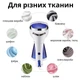 Отпариватель для одежды ручной утюг рубашек и брюк вертикальный бытовой пароутюг пароотпаритель с дополнительным резервуаром для штор бело-синий 1600 Вт - изображение 6