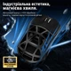Игровая мышь ATTACK SHARK R2 Black корпус из магниевого сплава, беспроводная трехрежимная 2.4G/Bluetooth/USB-C, 8000Hz, PAW3950, 42000 DPI, Nordic 52840, 45 г ультралегкая, черная - изображение 3
