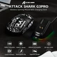 Ігрова бездротова миша Attack Shark G3 Pro Black з RGB зарядною станцією Bluetooth/USB 2.4GHz/Type-C, оптична (сенсор PixArt PAW3311), 800 - 25 000 dpi, 400 IPS, 40G, 6 кнопок, акумулятор 500 mAh, 59 г., чорна - зображення 3