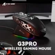Ігрова бездротова миша Attack Shark G3 Pro Black з RGB зарядною станцією Bluetooth/USB 2.4GHz/Type-C, оптична (сенсор PixArt PAW3311), 800 - 25 000 dpi, 400 IPS, 40G, 6 кнопок, акумулятор 500 mAh, 59 г., чорна - зображення 4