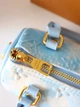 Сумка жіноча Louis Vuitton Speedy 20 блакитна денім Луі Вітон (163) - изображение 3