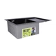 Мийка для кухні інтегрована Lidz Handmade H6350BR крило праворуч (LDH6350BRPVD45590) Brushed Black PVD 3,0/1,0 мм - зображення 5