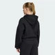 Детская толстовка LOOSE PADDED RIB ZIP adidas KR1041 (170) черный (4069995491398) - изображение 2