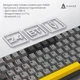 Клавіатура Ajazz AK820 MAX PLUS Daydream Switch RGB Wireless/Bluetooth/USB Black (AK820MAX-DD-BGY) - зображення 5